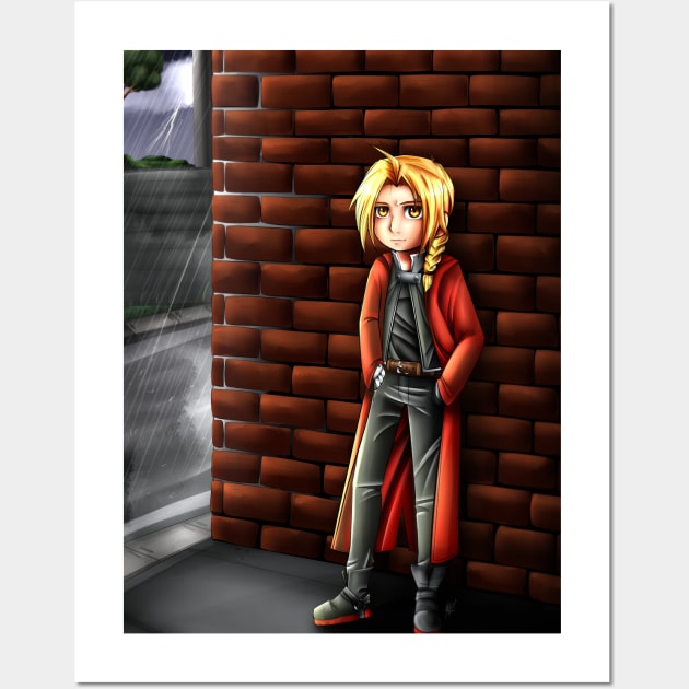 Edward Elric Wall Art by piefanart